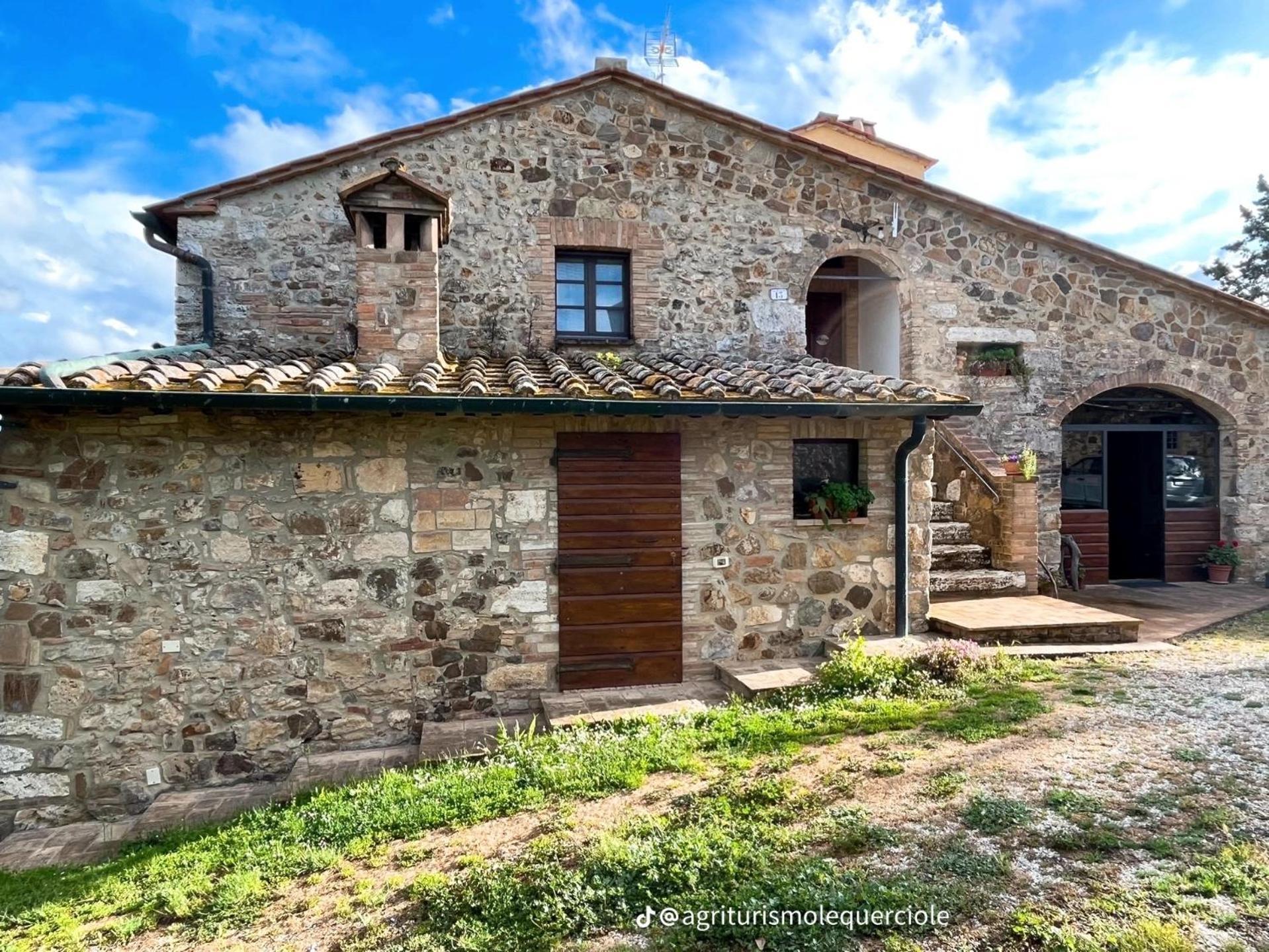 Agriturismo Le Querciole In Val D'Orcia บาโญวีโญนี ภายนอก รูปภาพ